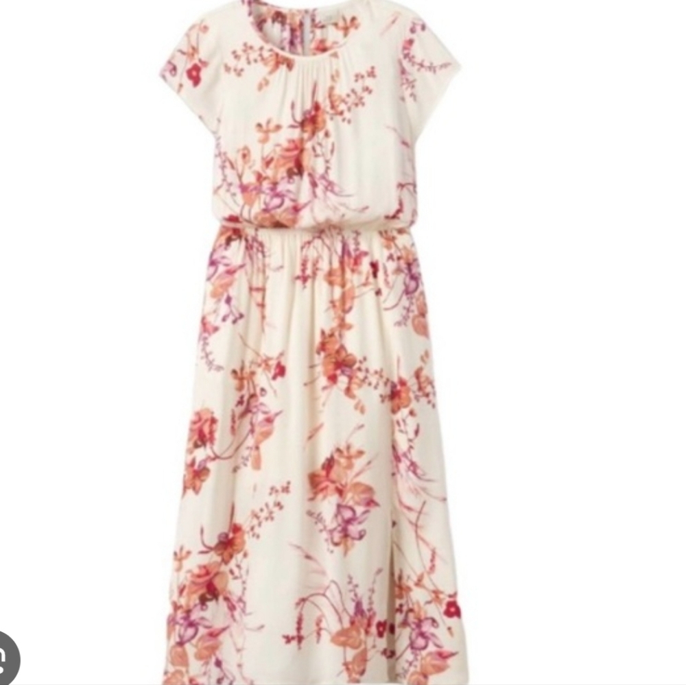a new day Short Sleeve Floral Maxi Women's Dress - Pink and Orange Size XXL Nwot - Picture 1 of 3